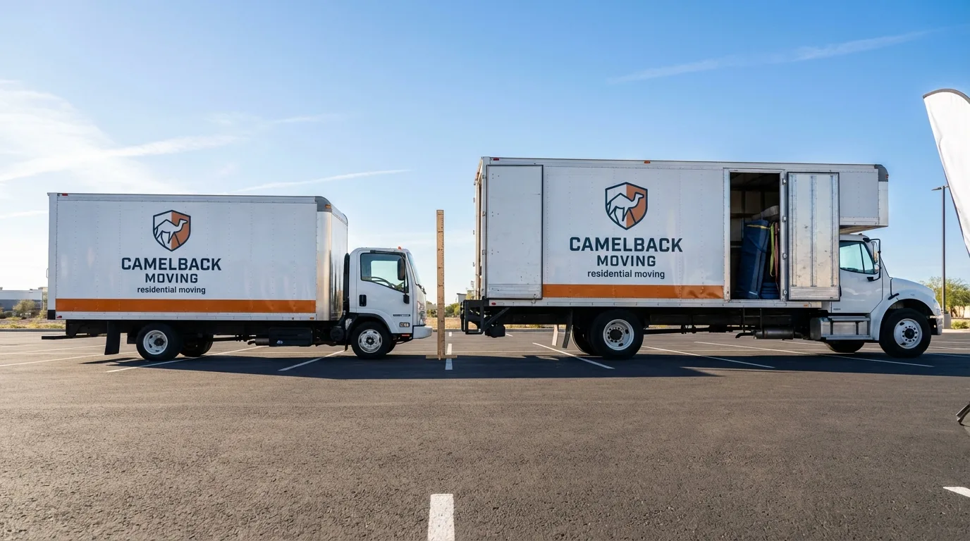 Moving truck size capacity guide in Cape Canaveral